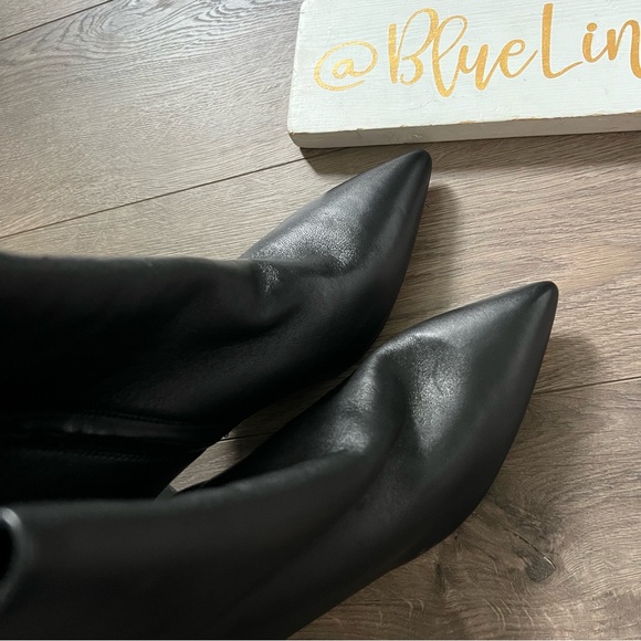 Marc Fisher Ulani Black Pointed Toe Boots NWOT - Picture 4 of 10